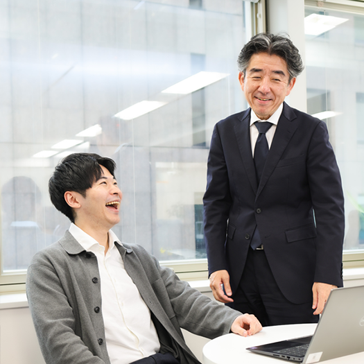 社員インタビューの様子